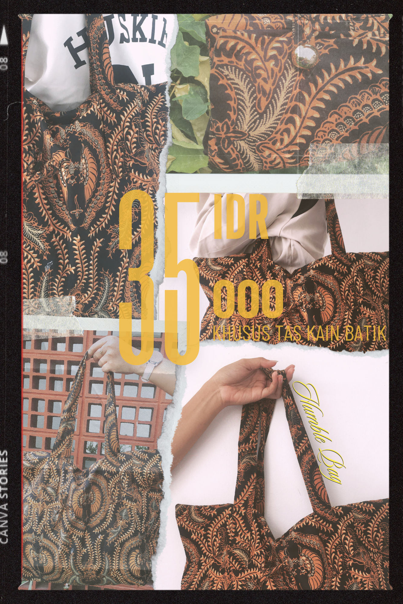 Tas motif batik